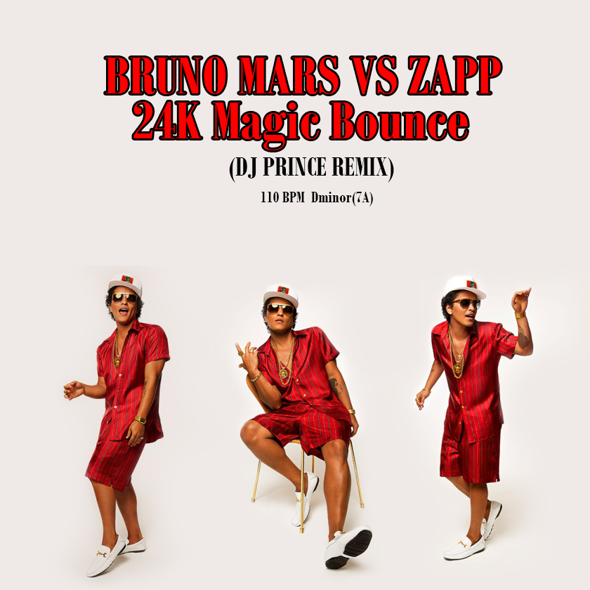 Bruno Mars vs Zapp - 24k Magic Bounce (DJ Prince Remix)