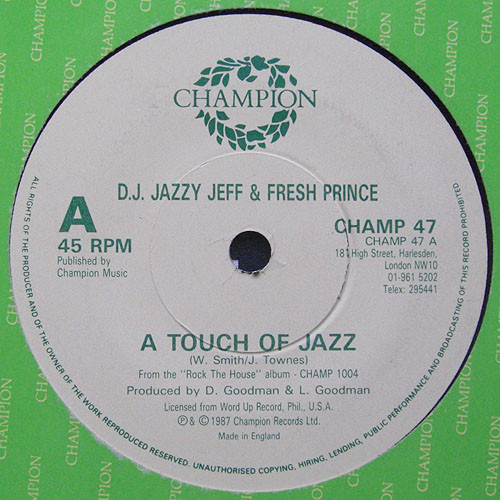 DJ Jazzy Jeff & The Fresh Prince - A touch of Jazz (DJ Prince remake 2005)